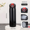 Minimalist Insulated Water Bottle with Pop-Up Straw Lid