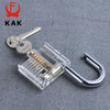 Transparent Practice Padlock with Keys - Cutaway Lock Picking Training Tool