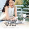 Portable Rechargeable Mini Fan with Phone Holder