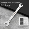 Ultra-Thin Dual-End Open Wrench for Tight Spaces