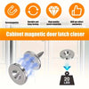 A close-up view of a cabinet magnetic door latch closer mechanism with a 20 lbs capacity.