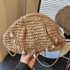 Bolso Cruzado Bohemio de Paja Artesanal