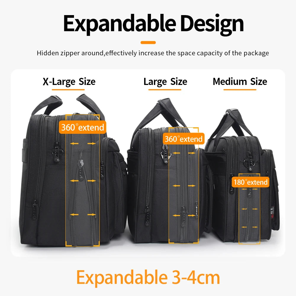 Durable Canvas Messenger Bag for Laptops Up to 19 Inches