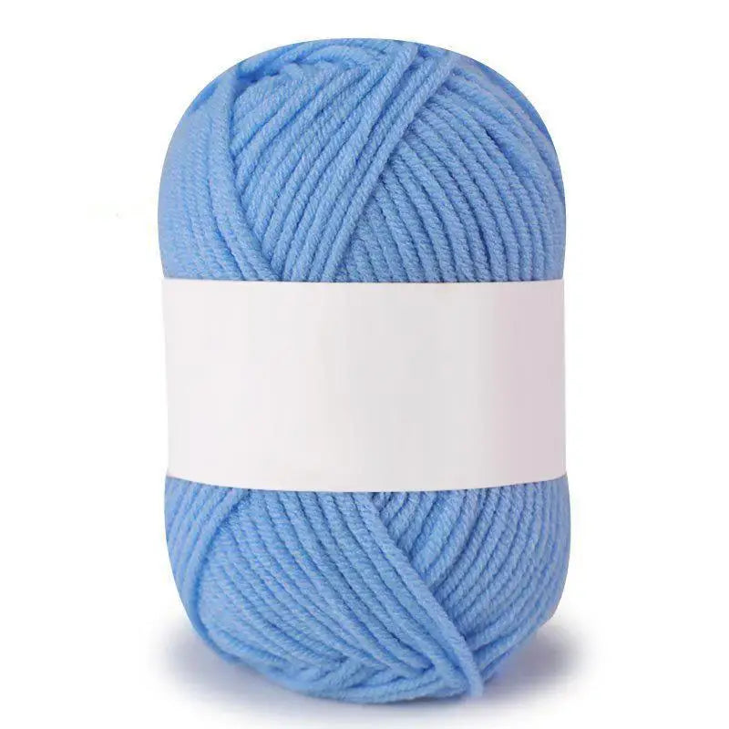 Soft Milk Cotton Knitting Yarn – Anti-Pilling 4ply Yarn for Crochet & Knitting
