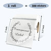 Round Thermal Sticker Labels - 600 Count per Roll