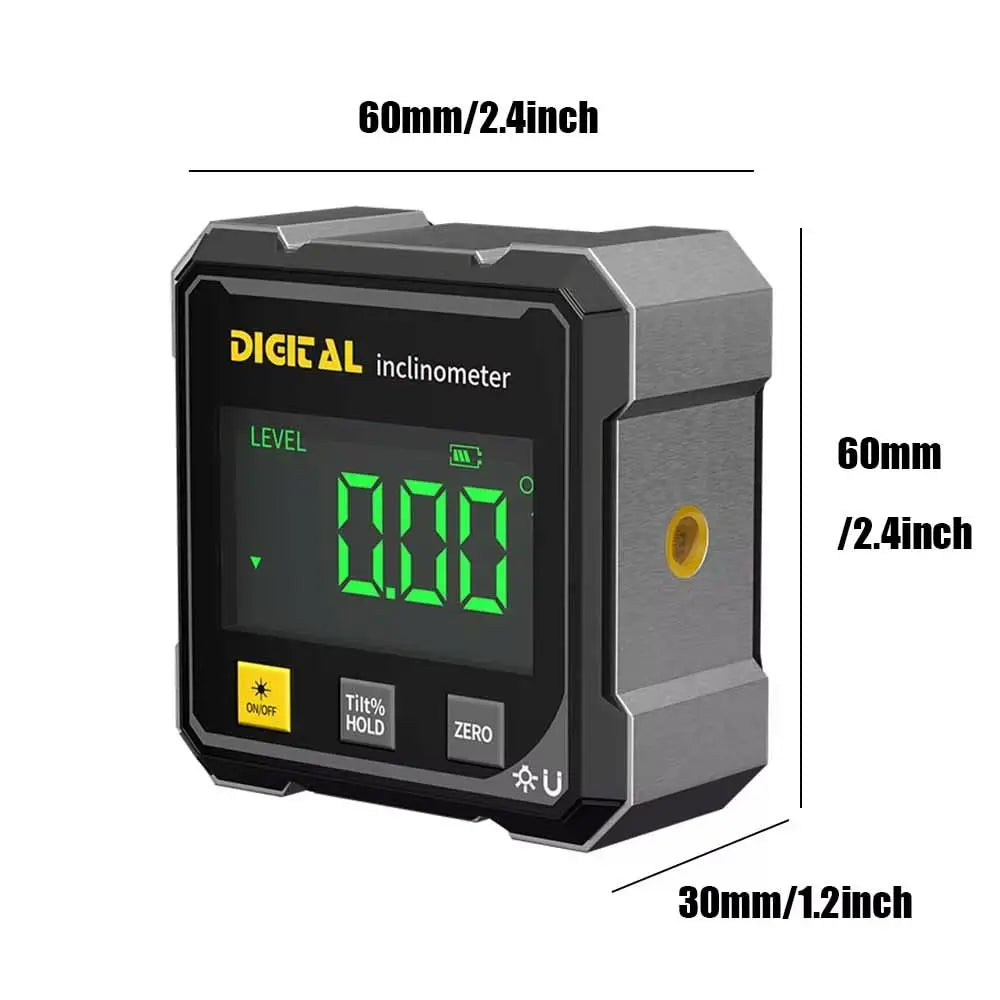 Magnetic Digital Angle Finder with LED Display