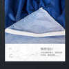 4-Piece Royal Blue Bedding Set with Bed Skirt and Pillow Covers