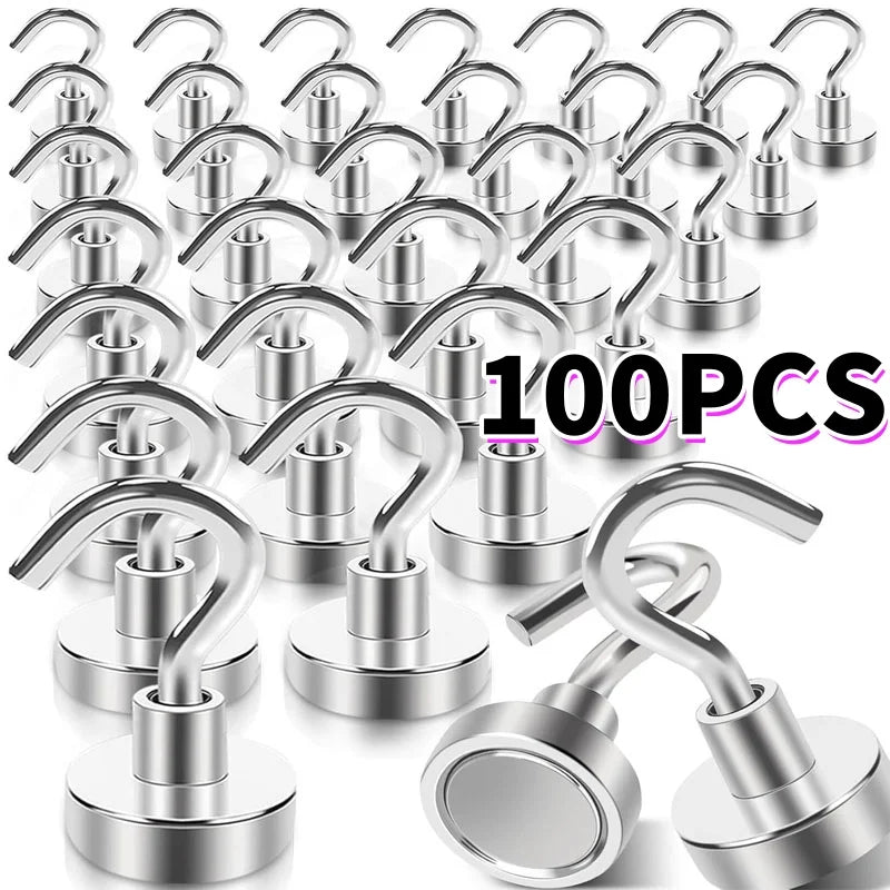 Heavy Duty Neodymium Magnet Hooks for Secure Hanging