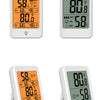 Digital Temperature and Humidity Monitor with Stand, Magnet, and Wall Mount