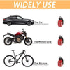 Aluminum Grenade-Style Tire Valve Caps (Set of 4)