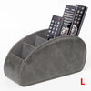 PU Leather Remote Control Organizer with 5 Compartments