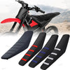Black and red waterproof non-slip seat covers for a Yozma IN10 electric bike.