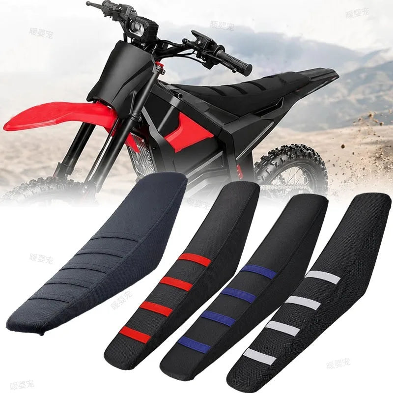 Black and red waterproof non-slip seat covers for a Yozma IN10 electric bike
