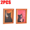 Cat Frame Fridge Magnets Set