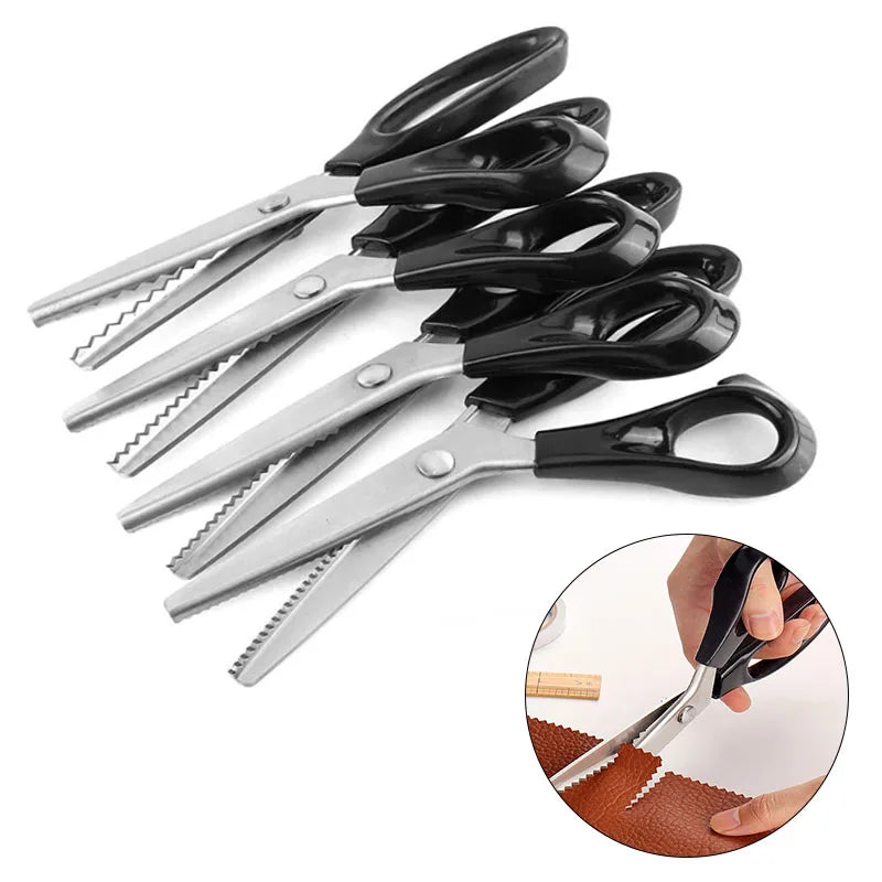 Professional Pinking Shears – Zig Zag Fabric Scissors for Sewing & Crafts