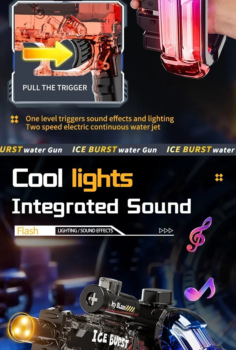Electric Water Blaster with Auto-Fire Mode