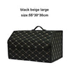 Folding PU Leather Car Trunk Organizer