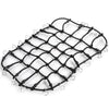 Black elastic roof rack luggage net designed for RC crawlers