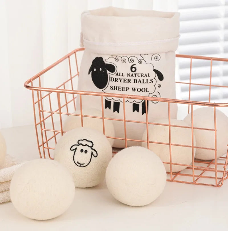 Eco-Friendly Wool Dryer Balls for Soft, Static-Free Laundry