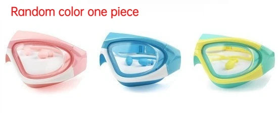 Kids' Anti-Fog Swim Goggles with Ear Plugs