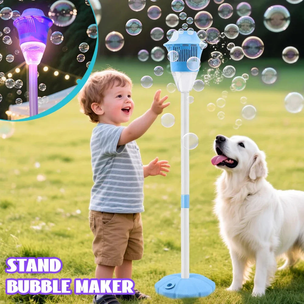 Stand Bubble Machine with Lights & Music for Outdoor Events