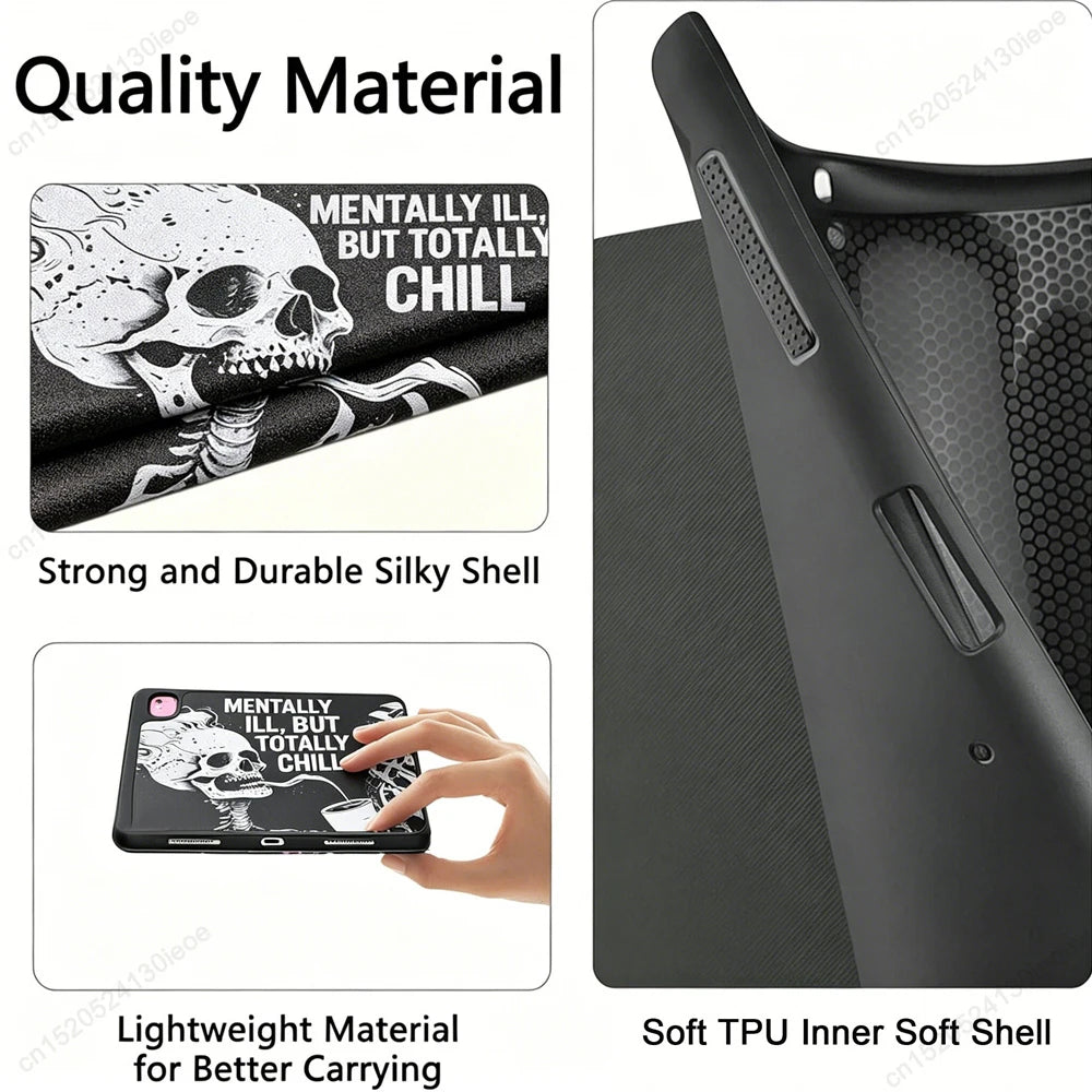 Premium Multi-Angle Stand Case for iPad with Pencil Holder