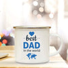 Tasses en émail pour cadeaux de la fête des Pères
