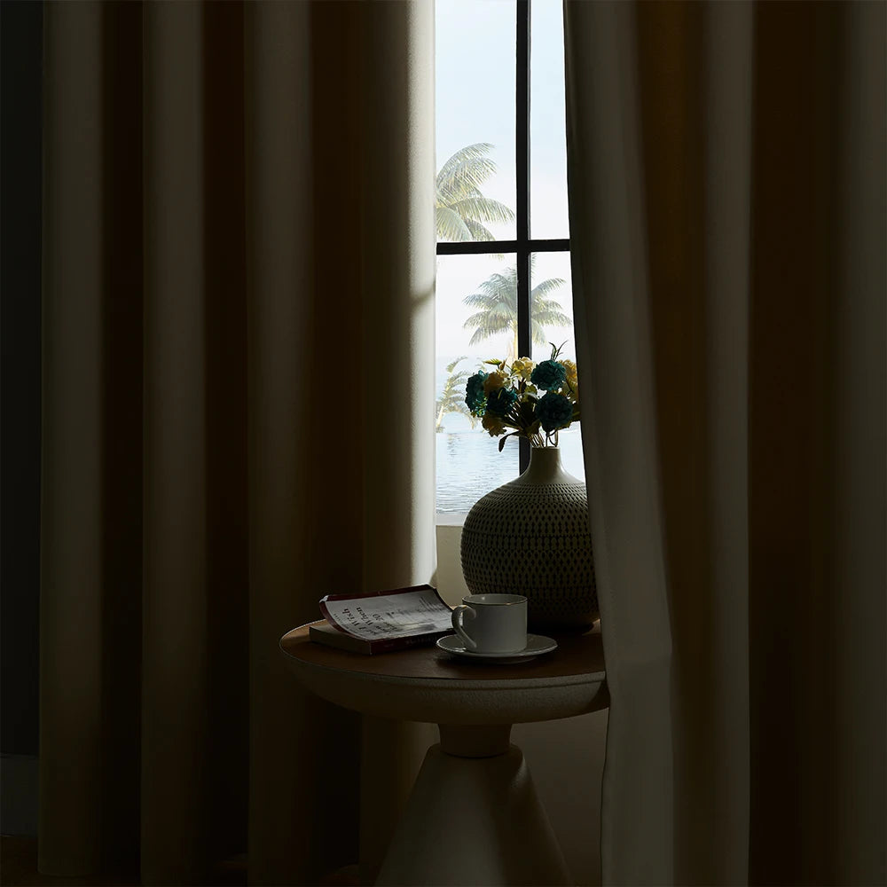 Solid Color Blackout Curtain for Bedroom and Living Room