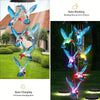Solar-Powered Hummingbird Wind Chime Light