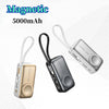 Magnetischer Powerbank mit Digitalanzeige