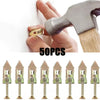 50-Piece Self-Drilling Drywall Anchor and Screw Kit
