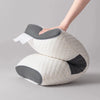 Ergonomic Contour Neck Pillow with Adjustable Massage Support
