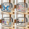 Large Capacity Travel Cosmetic Bag with Multifunctional Storage