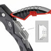 Folding Utility Knife with Replaceable Blade and Safety Lock