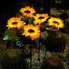 Solar-Powered Sunflower Garden Lights