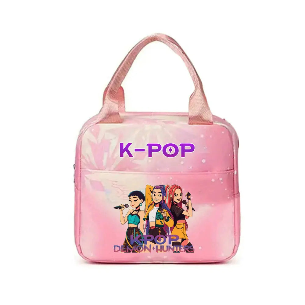 KPop Demon Hunters Insulated Lunch Bag with Shoulder Strap