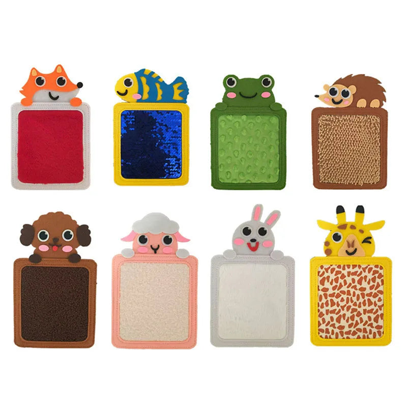 Cartoon Animal Sensory Mats for Tactile Exploration