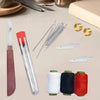 Portable Bamboo Sewing Kit - 37 Piece Travel Repair Set