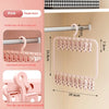 Pink single layer double-layer clip storage rack for laundry drying