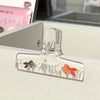 Frosted Transparent Book Page Holder Clip