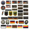 Luminous Reflective German Eagle Patch with Hook-and-Loop Backing