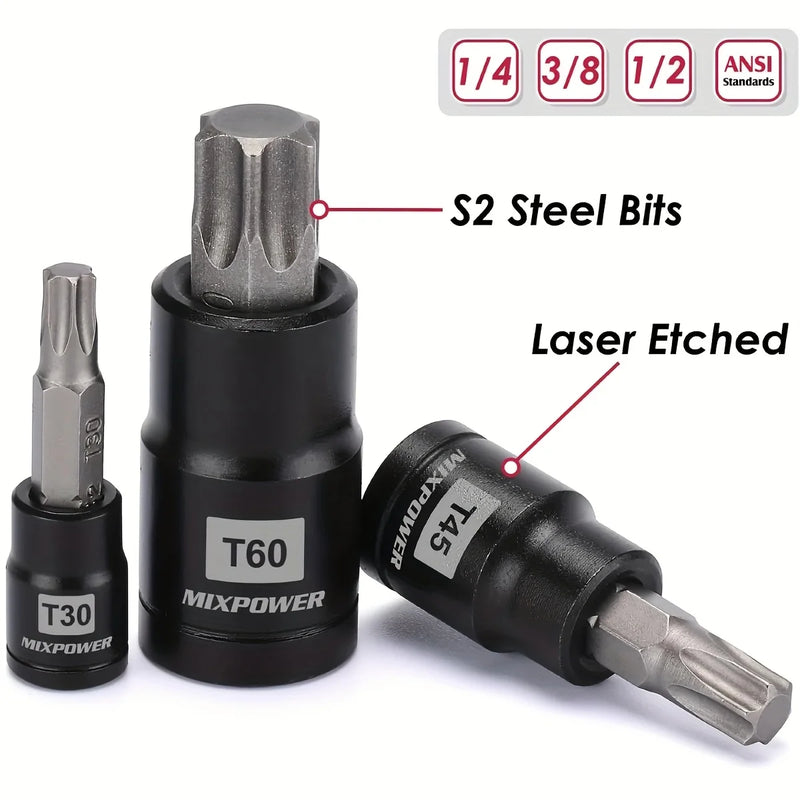 Professional Torx & E-Torx Socket Set