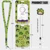 Frog Retractable Badge Holder with Lanyard – Cute ID Card Reel for Work & School