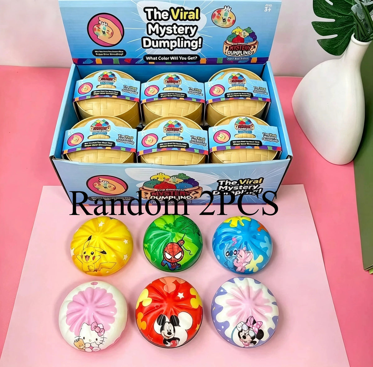 Mystery Dumpling Squishy – Slow-Rise Stress Relief Fidget Toy