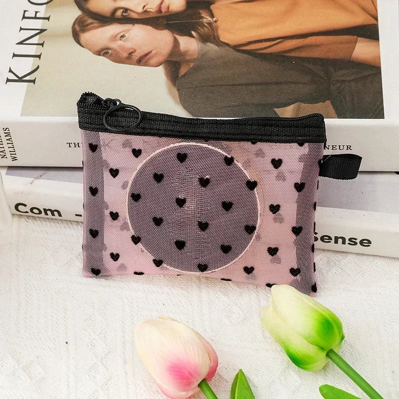 Breathable Mesh Makeup Bag Organizer - Multi-Purpose Travel Toiletry Pouch