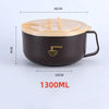 Tazón de Ramen de Acero Inoxidable 304 con Tapa
