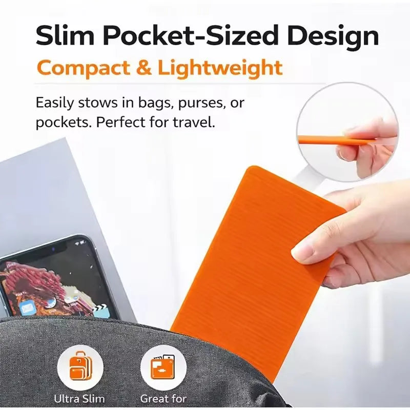 Flexible Foldable Silicone Device Stand for Phones, Tablets & Laptops