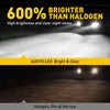 Ultra-Bright LED Headlight Bulbs (Pair) – 6000K White