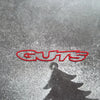 GUTS Text Vinyl Decal – Waterproof Car & Laptop Sticker