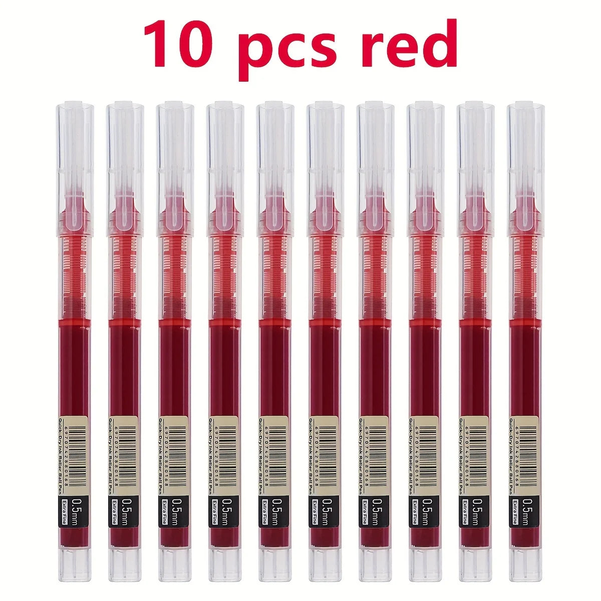 Quick-Dry Gel Pens – Smooth Writing 0.5mm (Set of 10)
